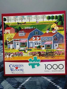 Prairie Wind Flowers Charles Wysocki 1000 Pc Jigsaw Puzzle - Picture 1 of 4