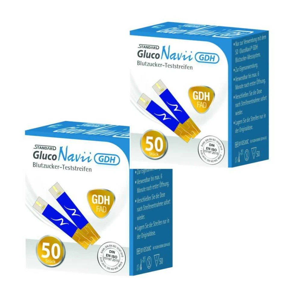 SD GlucoNavii Teststreifen - 100 Stück - PZN 10385633 - OVP vom med. Fachhändler