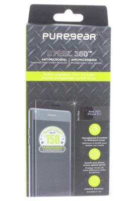 Pure Gear Tempered Glass Screen Protector for iPhone 13 mini Clear - Image 1 of 3
