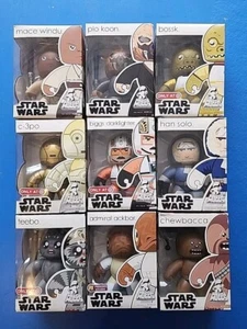 Lot Of 9 Mighty Muggs Star Wars - Picture 1 of 3