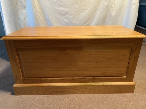 Solid Wood Hope Chest w/ Cedar Bottom Cover