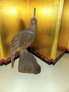 Hand Carved Vintage Ironwood Quail Wooden Decor Statue - Picture 1 of 6