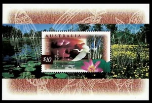 AUSTRALIA 1997 KAKADU WESTLANDS  POSTAGE STAMPS MINI SHEET MNH  - Picture 1 of 1