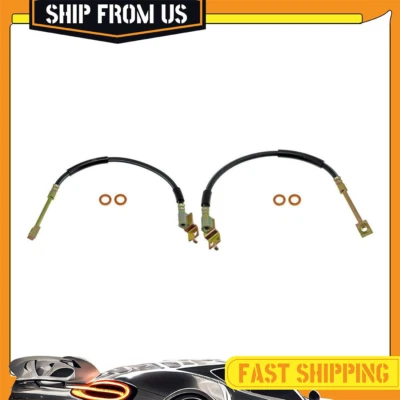 Manguera hidráulica de freno de línea de freno delantero Dorman para Jeep Wrangler 1987-1989 Foto 1 de 4