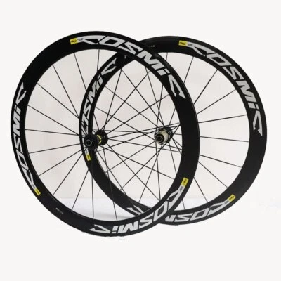 Juego de ruedas de bicicleta 700C 50 mm bicicleta de carretera V/C/cubierta de freno de vuelta ruedas de aluminio 20H Foto 1 de 4