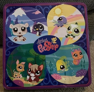 2009 Littlest Pet Shop Collectors Tin Hasbro Metal Target Exclusive LPS - Picture 1 of 7