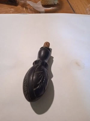 Ancien Pommeau de D Ombrelle en Bakélite ? Résine ? A IDENTIFIER - Photo 1/4