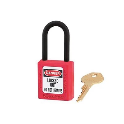  Master Lock Lockout Padlock – 38mm Body & 6mm Composite Nylon Shackle MLKS406RE - Image 1 of 4