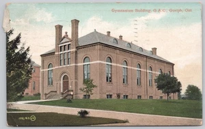 Guelph Ontario Canada Divided Back Postcard Gymnasium Building OAC - Bild 1 von 2
