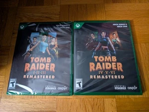 Tomb Raider I-VI I II III IV V VI Remastered Trilogy Microsoft Xbox One Series X - Bild 1 von 5