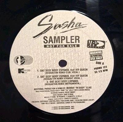 Sasha Dat Sexy Body 12" Single Vinyl Sampler 2004 VP Foto 1 de 4
