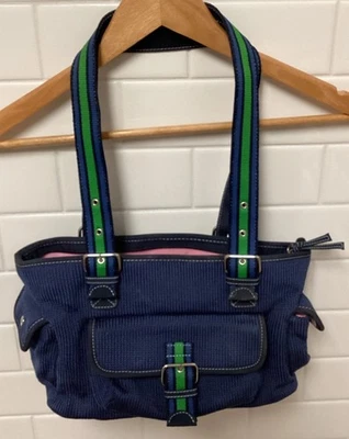 The Sak Belinda Cartera Cartera Azul Verde Bolso de Hombro Estilo Y2K Preppy Foto 1 de 4