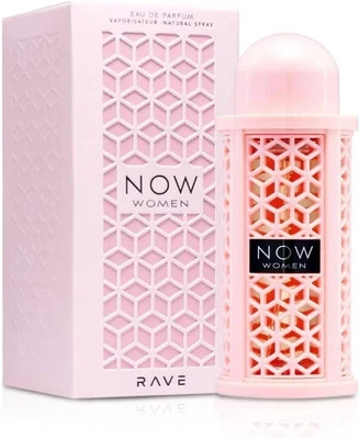 Rave Now Women EDP 100ml by Lattafa Perfume Sweet Pink Long Lasting Arabic Scent