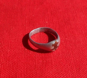 Bague de Poilu en Aluminium - Croix de Lorraine ! - Picture 1 of 4