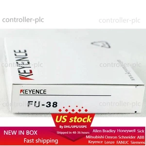1PC Keyence FU-38 FU38 fiberoptic amplifier sensor New In Box - Picture 1 of 4
