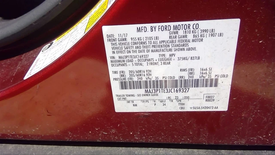 Alternador compatible con 18-21 ECOSPORT 11936216 Foto 1 de 4