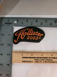 Parche LE7 b7 Moto Rally Hollister California 2003 - Imagen 1 de 2