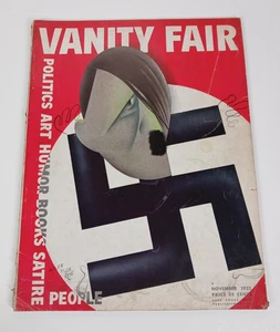 Vanity Fair November 1932 Adolph Hitler Bette Davis Betty Grable Greta Garbo - Imagen 1 de 3