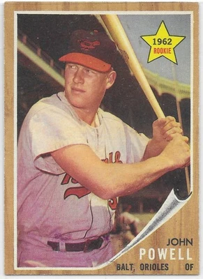 Topps Baseball 1962, #99, Boog Powell, novato estrella, casi nuevo--¡excelente! Foto 1 de 2