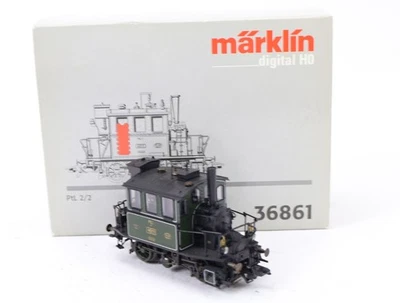 Märklin H0 36861 Dampflok "Glaskasten" PtL 2/2 grün-schwarz BR 4511 DR / Digital - Bild 1 von 4