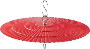 11,2" Metall Vogelfutterhaus Regenschutz, rot Kuppel Schild Abdeckung Regenschirm Schirm für Brummen - Bild 1 von 12