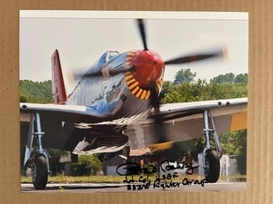 Robert Ashby Tuskegee Airmen Pilot Autographed 8x10 Picture Autograph - Picture 1 of 1