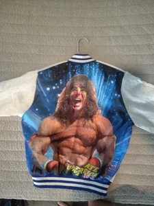 1989 TITAN SPORTS VINTAGE WWF ULTIMATE WARRIOR JACKET - Picture 1 of 2