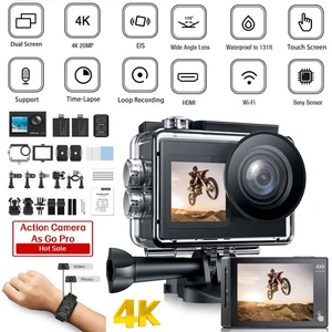 Action Camera 4K/30fps 20MP Waterproof 131FT Underwater Camera for Snorkeling US - Picture 1 of 11