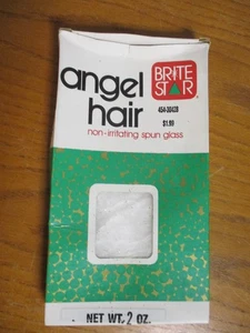 Brite Star Engelshaar gesponnenes Glas Dekor - originalverpackt Made in USA - 1984 - 2oz - Bild 1 von 4