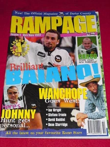DERBY COUNTY - RAMPAGE - Okt 1997 Nr. 1 **ERSTAUSGABE** - Bild 1 von 1