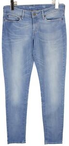 Levi's Deni Curve Mid Rise Skinny Femmes Jeans W28/L32 Moustaches Jeans Délavé