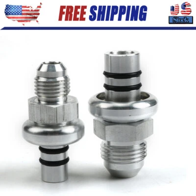 KIT ADAPTADOR CARRIL COMBUSTIBLE MUSTANG BILLET 1986-1998 -6AN Y -8AN Foto 1 de 4