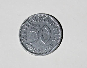 Deutsches Reich 50 Pfennig, "E", 1935, Umlaufmünze, sehr gut, Alu, Ø 22 mm - Bild 1 von 2