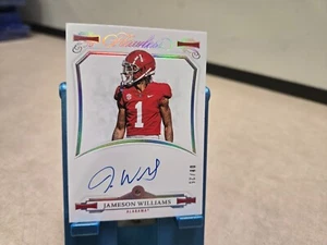 JAMESON WILLIAMS 2022 FLAWLESS COLLEGIATE ROOKIE GEM SIG RUBY /25 LIONS BAMA - Picture 1 of 2
