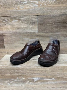 Zueco Noat de cuero marrón con cremallera lateral para mujer talla EU 40 - Imagen 1 de 8