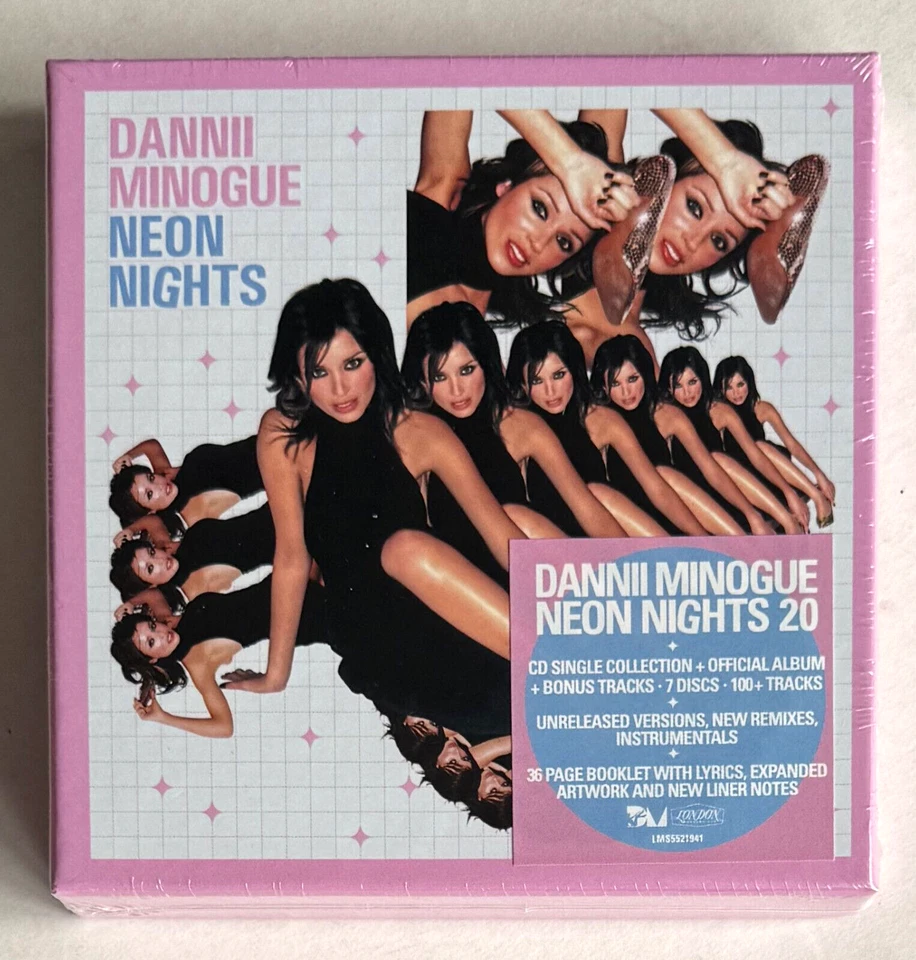 DANNII MINOGUE * NEON NIGHTS 20 * UK LIMITED EDITION ANNIVERSARY 7x CD BOX * BN! - Image 1 of 4