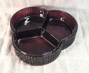 Vintage Amethyst Bonboniere mit 3 Fächern - Bild 1 von 3