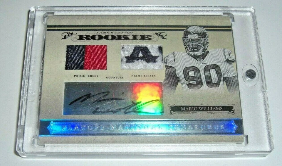 TARJETA FIRMADA MARIO WILLIAMS 06 JUEGO TESORO NACIONAL USADA DOBLE CAMISETA AUTOMÁTICA 19/99 Foto 1 de 1