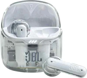 JBL Tune Flex Ghost Edition Auricolari bianchi con cancellazione del rumore True Wireless - NUOVI! - Foto 1 di 2