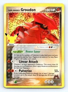 EQUIPO MAGMA'S GROUDON 9/95 - CLÁSICO CELEBRACIONES POKEMON - CASI NUEVO / SIN JUGAR - Imagen 1 de 2