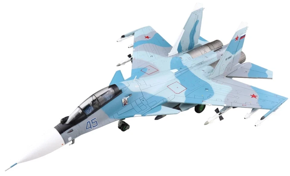 SU30SM FLANKER H Blu 45, 11º Squadrone Di F. A., Russia 2020, 1:72 Hobby Master - Immagine 1 di 4