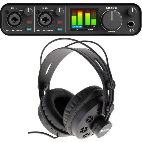 MOTU M2 USB Audio Interface + DK-880 Studiokopfhörer | Neu - Bild 1 von 1