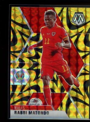 2021 Panini Mosaic Euro #199 Rabbi Matondo Reactive Gold - Image 1 of 2