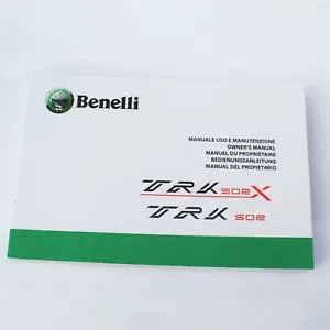 Manuale originale Benelli TRK502 X / TRK 502 2018 varie lingue proprietario - Foto 1 di 13