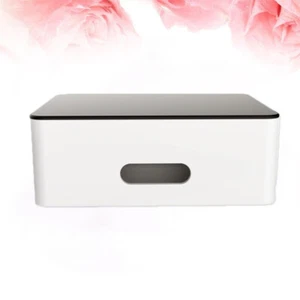 Umweltfreundlicher dekorativer Abs Monitor Riser Stand Desktop Organizer (weiß) - Afbeelding 1 van 12