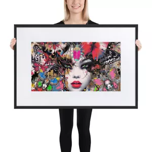 Butterfly Queen Framed Poster by Blink Friction - Picture 1 of 3