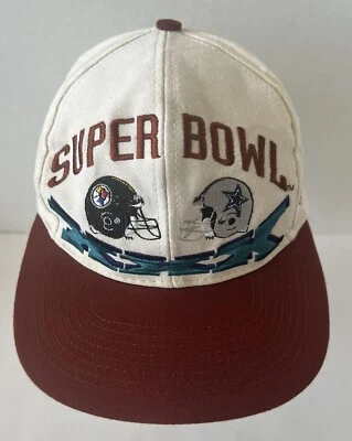 Sombrero deportivo Super Bowl XXX SnapBack Pittsburgh Steelers Dallas Cowboys logotipo  Foto 1 de 4