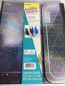 Trapper Keeper 80's Retro Collection Glitter Galaxy 1" Binder NWT