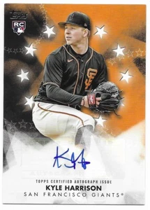 2024 Topps Series 1 Baseball Stars Auto Kyle Harrison (#BSA-KHA) Giants RC - Picture 1 of 2