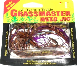All Terrain Tackle 3/8 GrassMaster Weed Jig (Peanut Butter and Jelly) - Picture 1 of 1